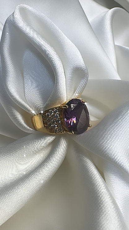 Anillo de lluvia morado