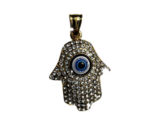 BLINGED HAMZA PENDANT