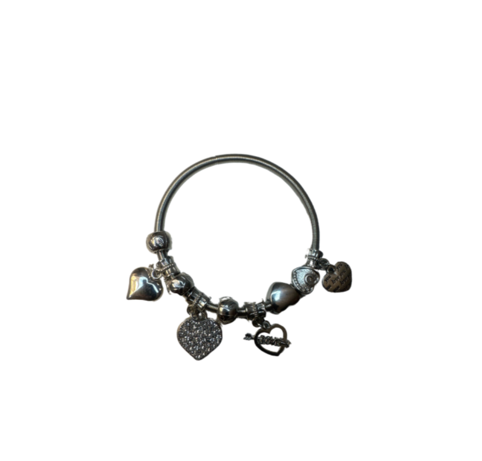 Pulsera con dije de amor