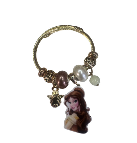 Pulsera con dije de la princesa Bella