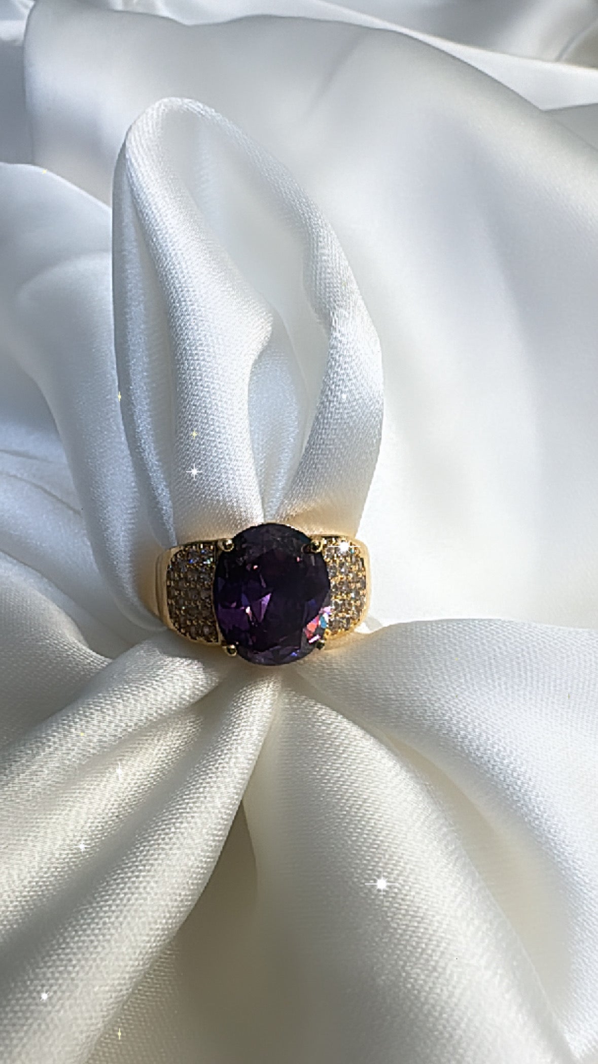 Anillo de lluvia morado