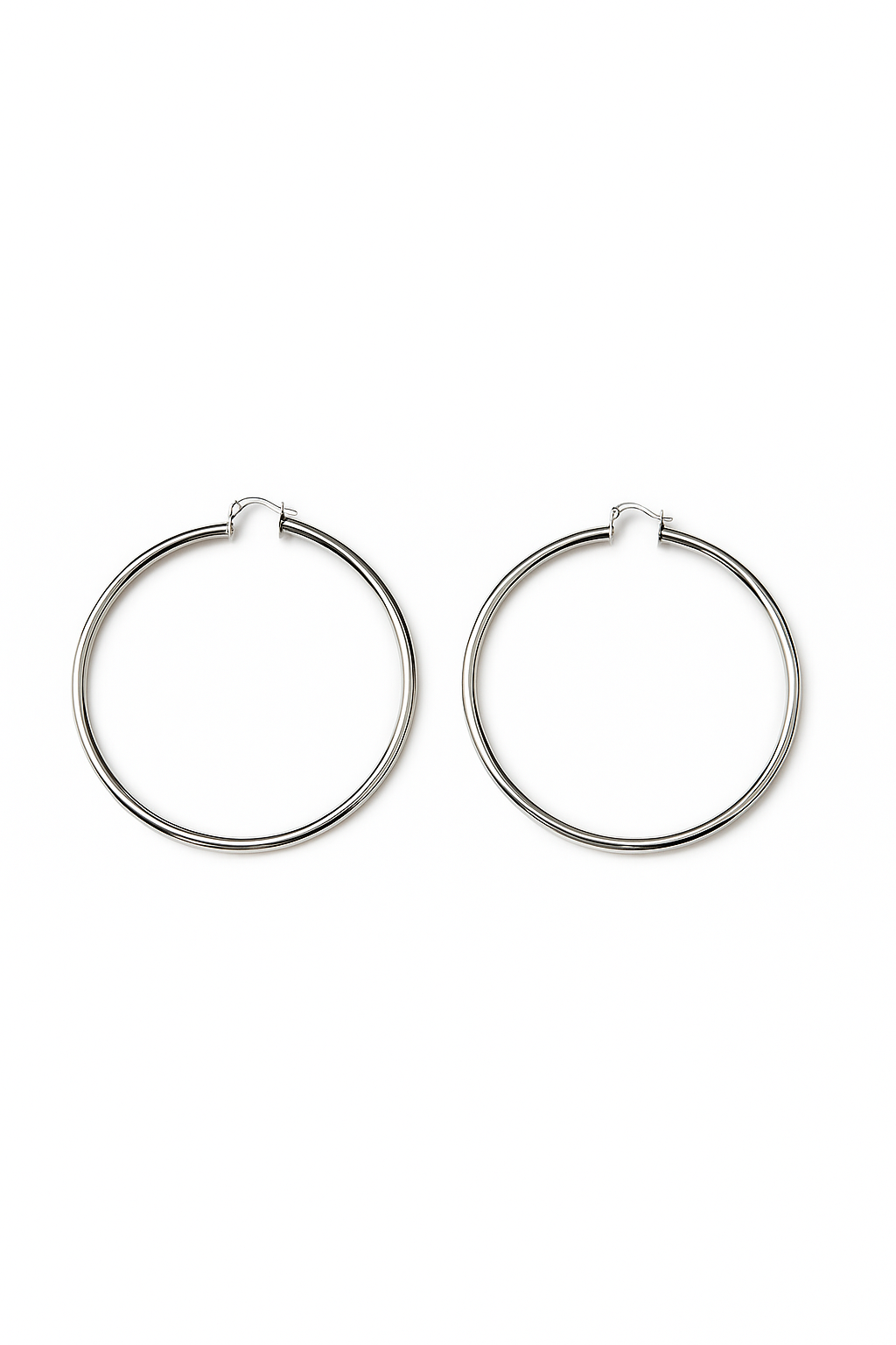 BLAZE SILVER HOOPS