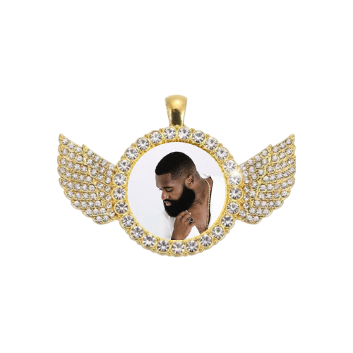 WINGS PICTURE PENDANT & CHAIN